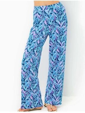 Lilly Pulitzer Allen's Knit Palazzo
Pants Blue/Purple Size Small